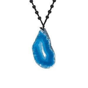 Blue Agate Necklace